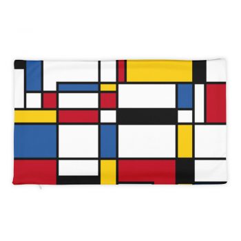 Mondrian Colorful Pillow Case only