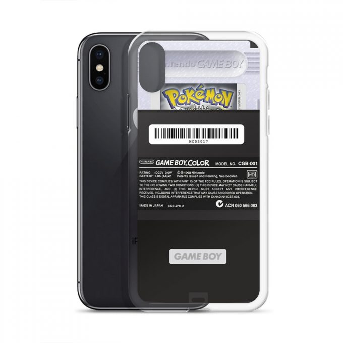 Black Gameboy Custom iPhone X Case