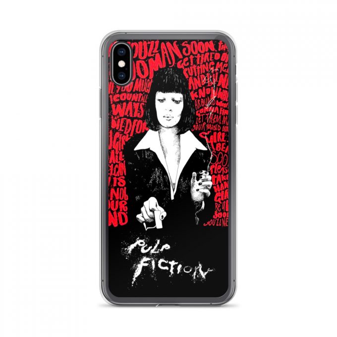 Mia Wallace Pulp Fiction Classic Movie Custom iPhone X Case
