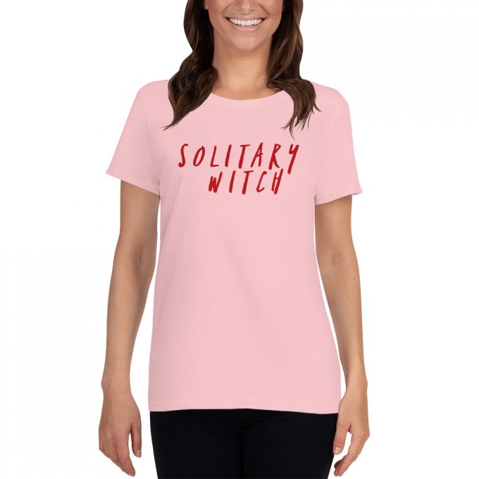 Solitary Witch Feminist Meaning Women T Shirt