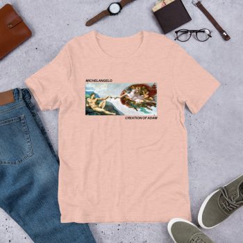 Michelangelo Creation Of Adam Aesthetic T Shirt