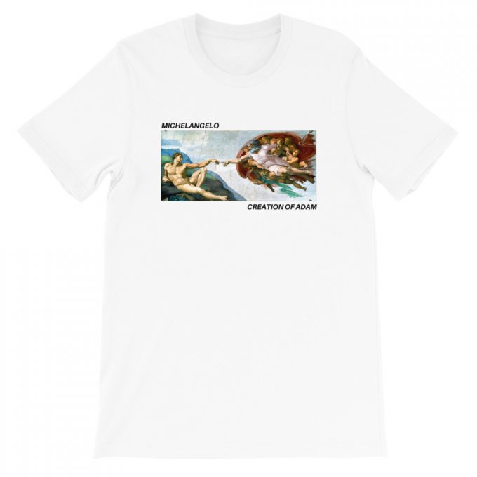 Michelangelo Creation Of Adam Aesthetic T Shirt