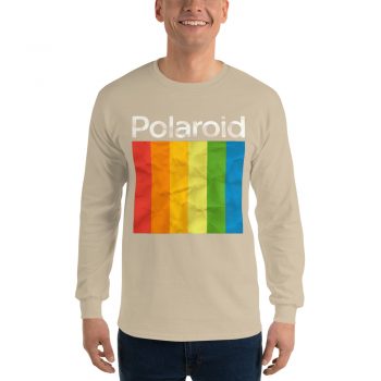 Polaroid Rainbow Color Long Sleeve T-Shirt