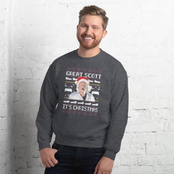 Back To The Future Great Scott It's Christmas Sweatshirt