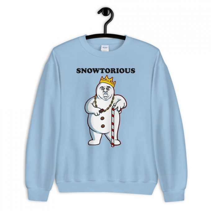 Cheap Snowtorious Big Biggie Christmas Sweatshirt