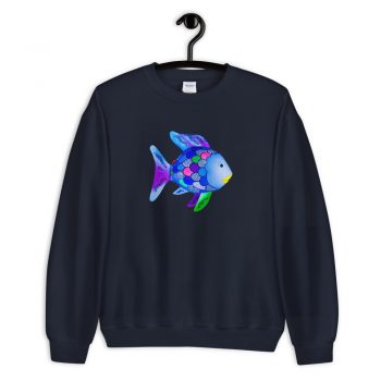 Cute Rainbow Fish Marcus Pfister Unisex Sweatshirt