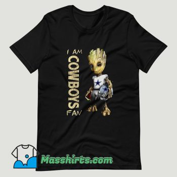 Baby Groot I Am Dallas Cowboys T Shirt Design