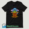 Baby Stitch And Baby Yoda Are Friends T Shirt Design