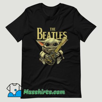Baby Yoda Hugs The Beatles T Shirt Design