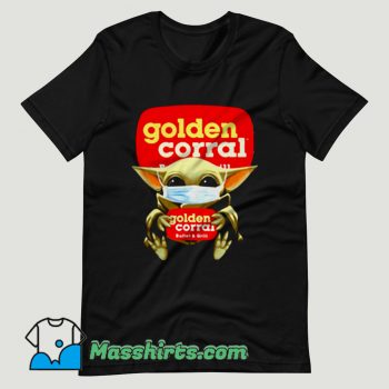 Baby Yoda Mask Golden Corral T Shirt Design