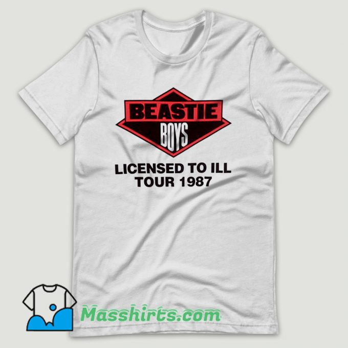 Beastie Boys Licensed to Ill Tour 1987 T Shirt Design