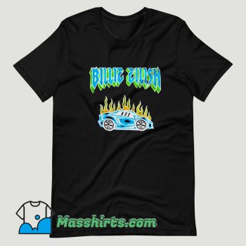 Billie Eilish Car Flames Tour T Shirt Design