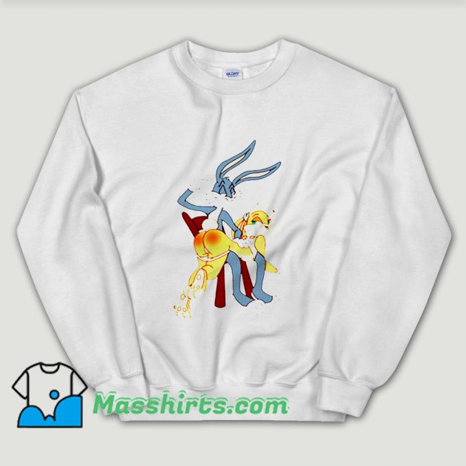 Cheap Disney Bugs Lola Bunny Spank Cartoon Unisex Sweatshirt