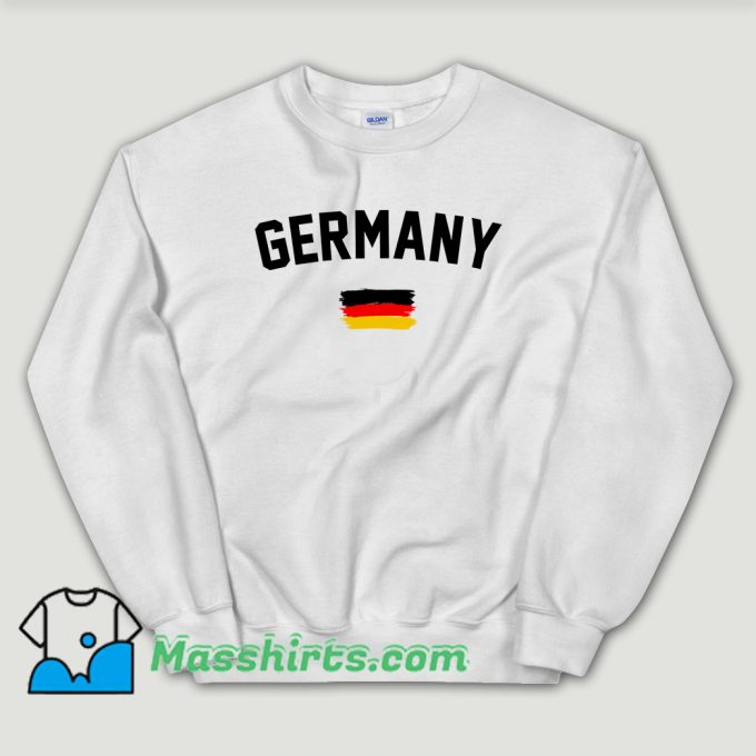 Cheap Germany Flag Paint Sweatshirt