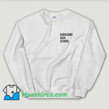 Cheap Haikyuu Karasuno High School Unisex Sweatshirt
