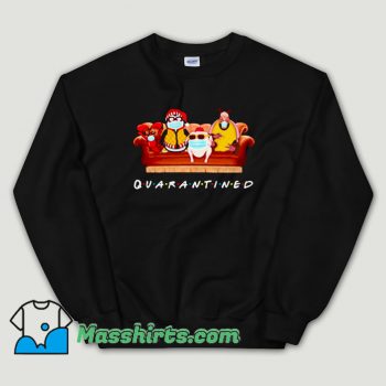 Cheap Hugsy Penguin And Friends Quarantined Unisex Sweatshirt
