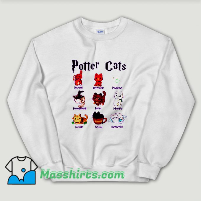 Cheap Potter Cats Cute Harry Potter Unisex Sweatshirt
