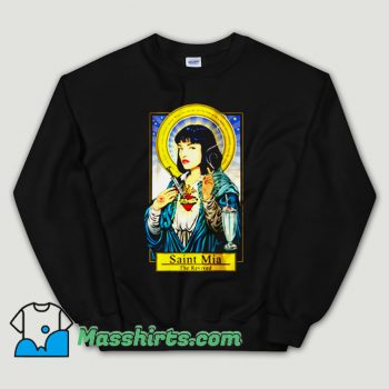 Cheap Saint Mia Wallace Pulp Fiction Unisex Sweatshirt