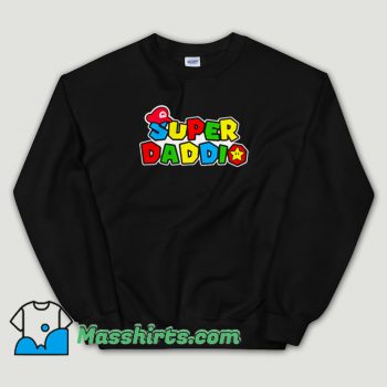 Cheap Super Daddio Mario Bros Unisex Sweatshirt