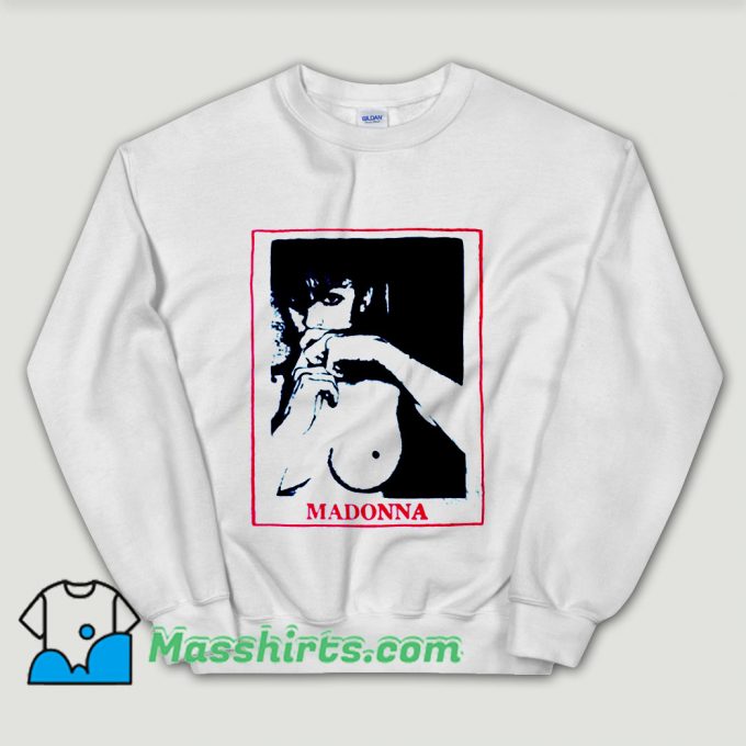 Cheap Vintage 90s Madonna Pop Unisex Sweatshirt