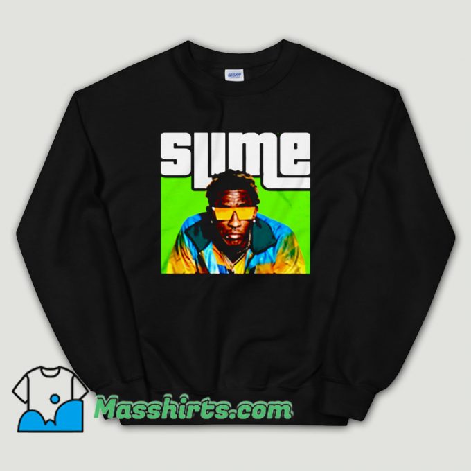 Cheap Young Thug SLIME Thugger Unisex Sweatshirt