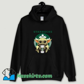 Cool Baby Yoda Hug Starbucks Hoodie Streetwear
