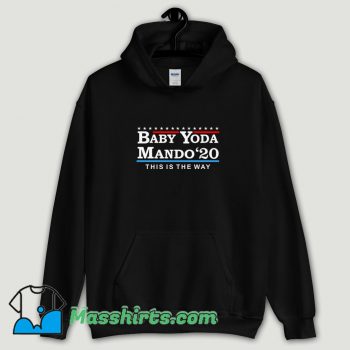 Cool Baby Yoda Mando 2020 Hoodie Streetwear