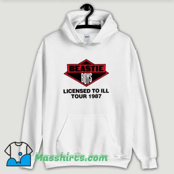 Cool Beastie Boys Licensed to Ill Tour 1987 Hoodie Streetwear