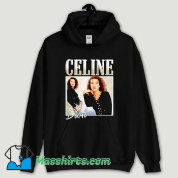 Cool Celine Dion Casual Retro Hoodie Streetwear