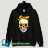 Cool Lady Skull Sunflower Hoodie Streetwear