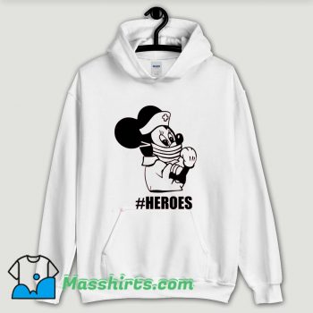 Cool Minnie Mouse My Heroes From Covid 19 Hoodie Streetwear