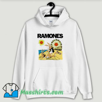 Cool Ramones Rockaway Beach Hoodie Streetwear