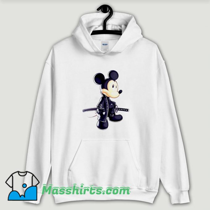Cool Samurai Mickey Mouse Hoodie Streetwear