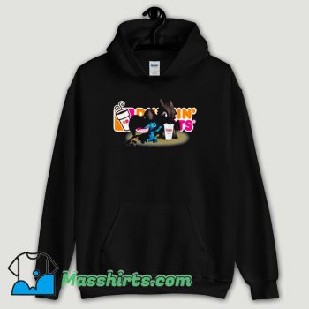 Cool Stitch And Toothless Dunkin’ Donuts Hoodie Streetwear