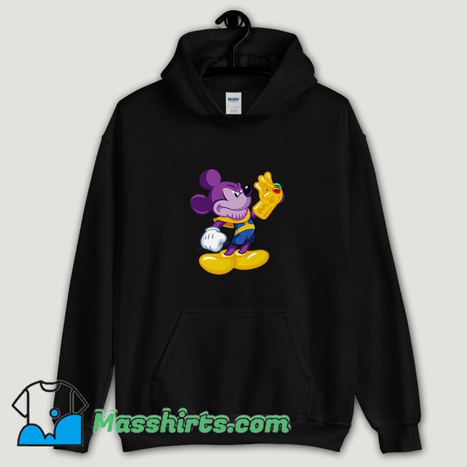 Cool Thanos Mickey Mouse Hoodie Streetwear