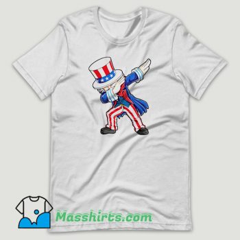 Dabbing Uncle Sam Patriotic 4th of July T Shirt Design