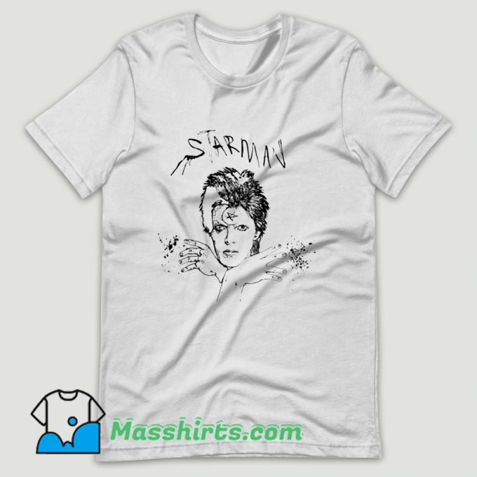 David Bowie Starman T Shirt Design