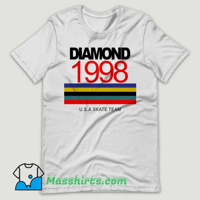 Diamond 1998 USA Skate T Shirt Design