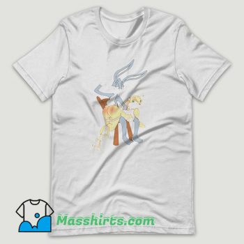 Disney Bugs Lola Bunny Spank Cartoon T Shirt Design