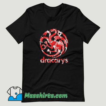 Dracarys Flower T Shirt Design