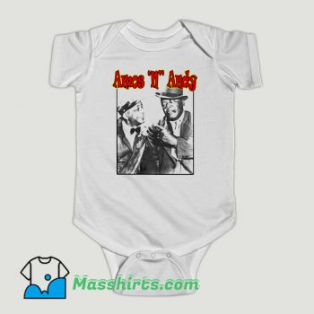 Funny 1940s Amos N Andy Comedy Show Baby Onesie