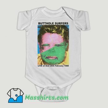 Funny BUTTHOLE SURFERS feb 26 1988 live Baby Onesie