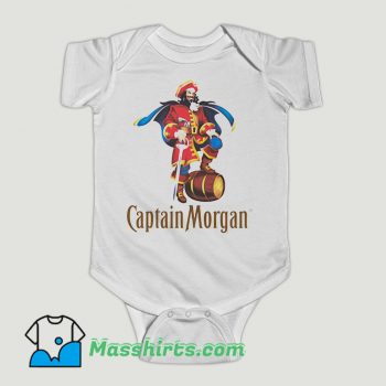 Funny Captain Morgan Beer Baby Onesie