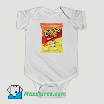 Funny Cheetos Flamin Hot Baby Onesie