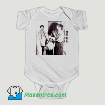 Funny David Letterman Checking Out Chers Butt Baby Onesie