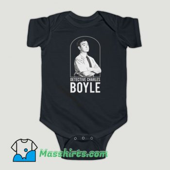 Funny Detective Charles Boyle Portrait Baby Onesie