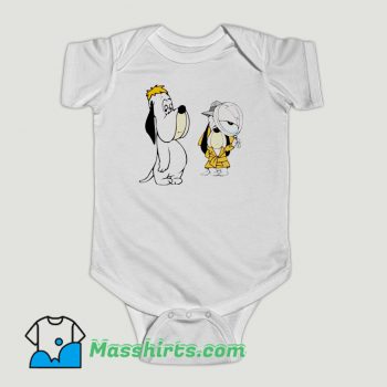 Funny Droopy Drippy Dripple Anthropomorphic Dog Baby Onesie