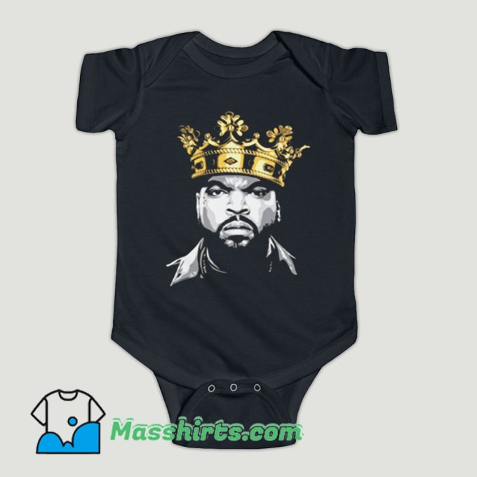 Funny Ice Cube Rap King Today Was A Good Day Baby Onesie
