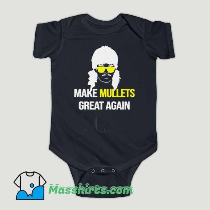 Funny Make Mullets Great Again Baby Onesie