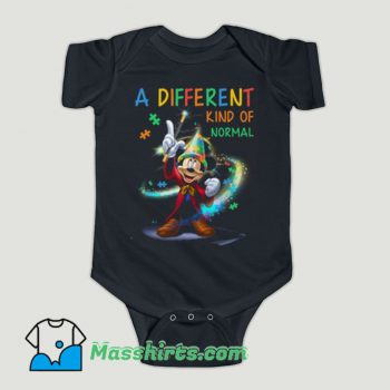 Funny Mickey A Different Kind Of Normal Baby Onesie